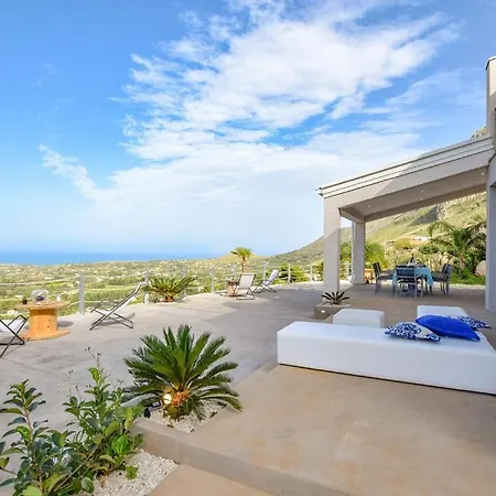 Vila Chicos With Panoramic Private Pool Castellammare del Golfo